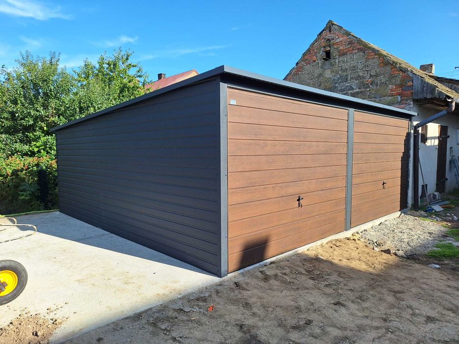 Garaż blaszany 6x5 Magazyn Garaże blaszane 6x5 6x6 PRODUCENT raty PROMOCJA