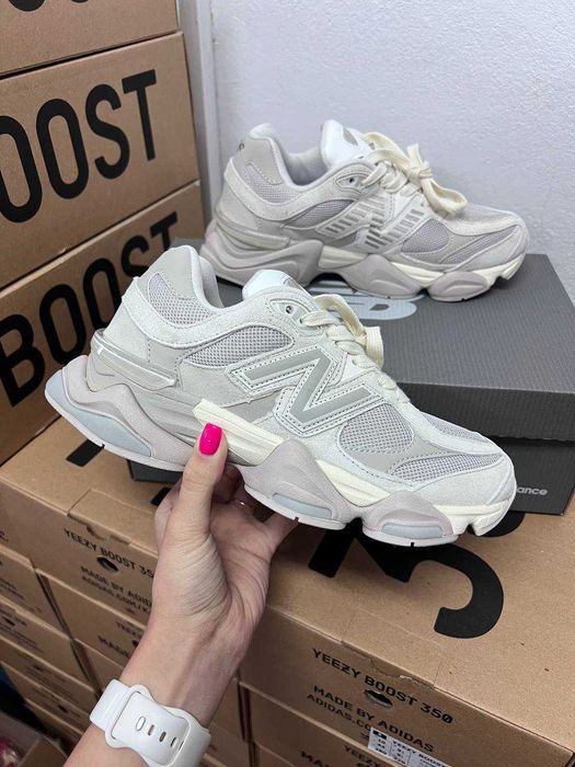 Кроссовки New Balance 9060 Beige / Нью Беленс 9060 бежевые 37 38 39