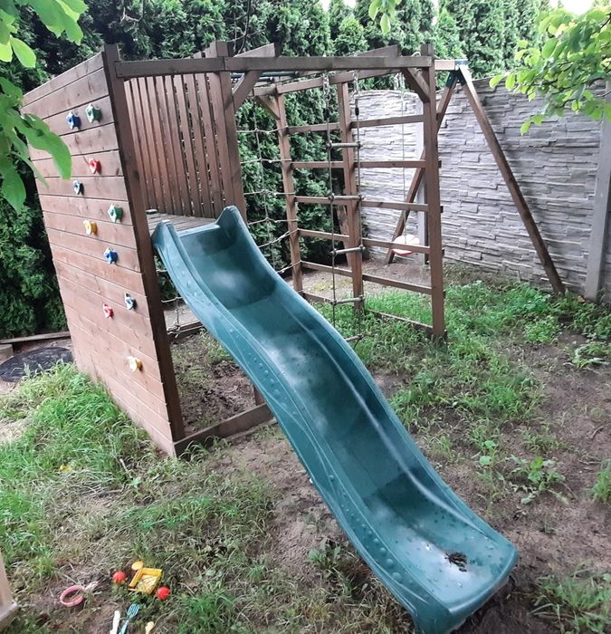 Plac zabaw Ninja Box Kama - 367 x 463 cm, wys. 210 cm