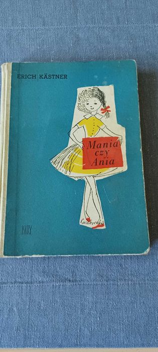 Mania czy Ania książka wydanie retro z roku 1958, Erich Kastner, okazja!