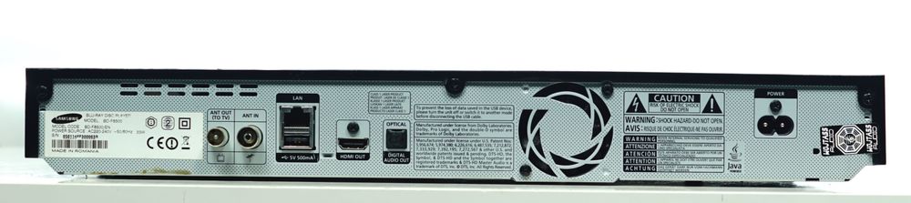 Multimedialny Odtwarzacz Blu-Ray Samsung BD-F8500 Wi-Fi USB HDD 500 GB