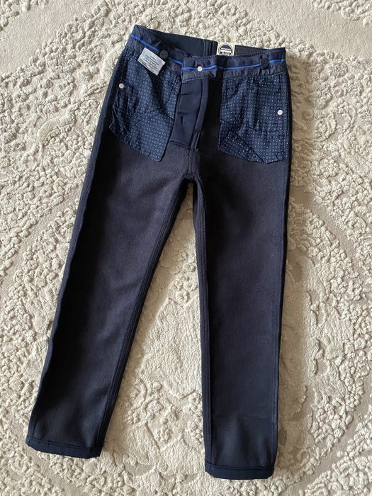 Зимові дитячі штани брюки на хлопчика/мальчика фліс 146-152