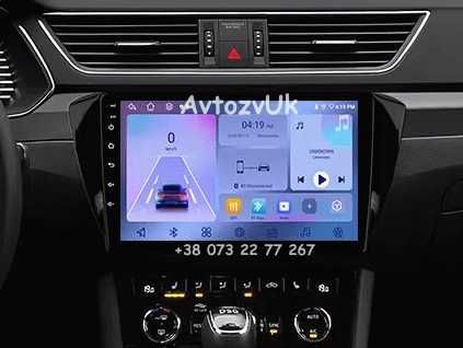 Магнітола SUPERB Skoda FABIA RAPID Шкода Фабія Рапід CarPlay Андроїд 16