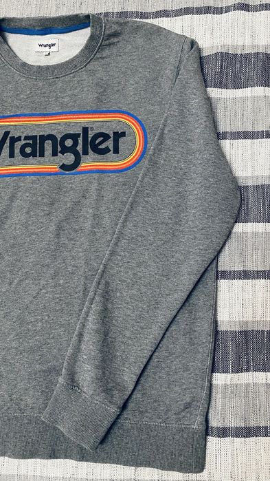 Джемпер сірого кольору вільного крою wrangler