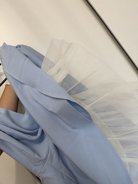 Sukienka baby blue koktajlowa