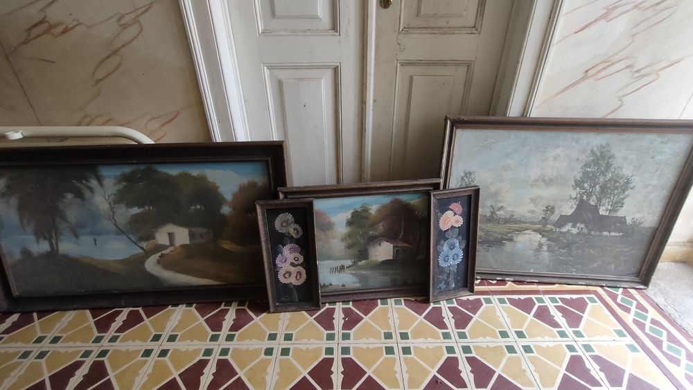 Quadros pintados à mão