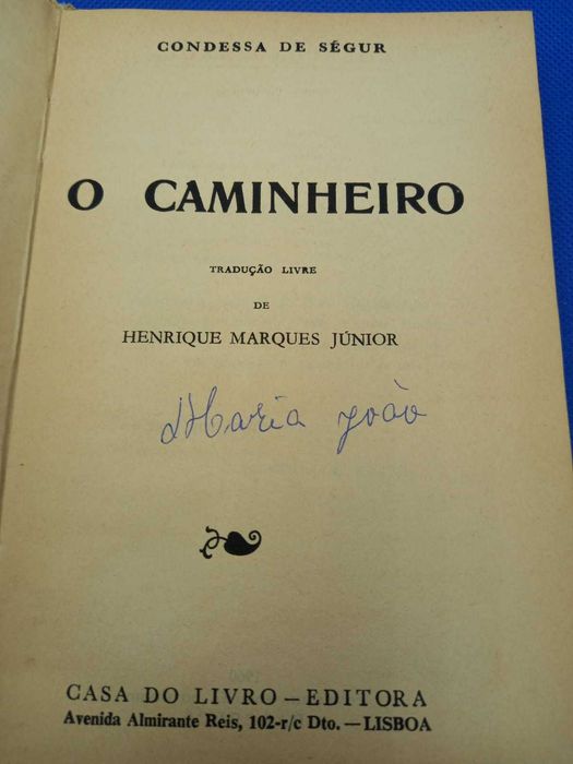 Livro - Condessa De Ségur - O Caminheiro - Ref-part-2