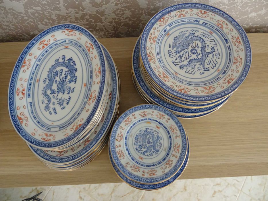 Conjunto de pratos #chinesa -36 pesas