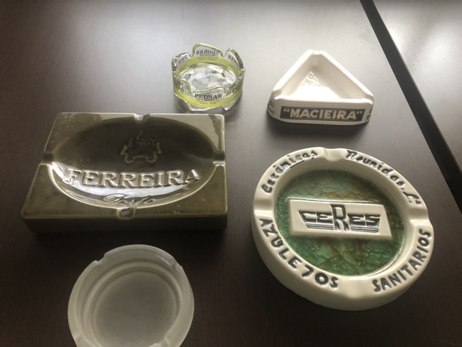 Cinzeiros conjunto de 8 unidades para colecionadores etc