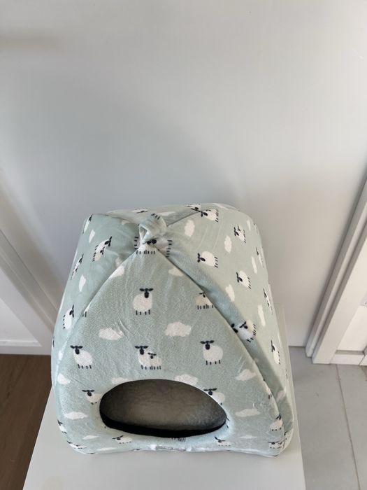 Ninho Leeby Igloo Novo Azul ovelhas para gato