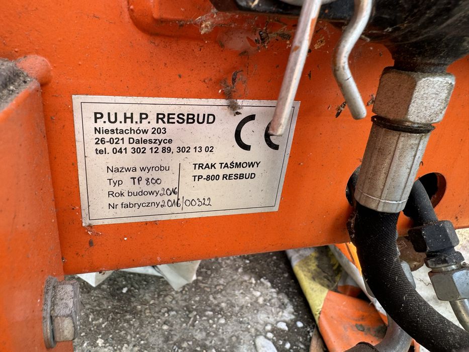 Trak Taśmowy RESBUD TP-800 tartak pilarka piła taśmowa jak nowy