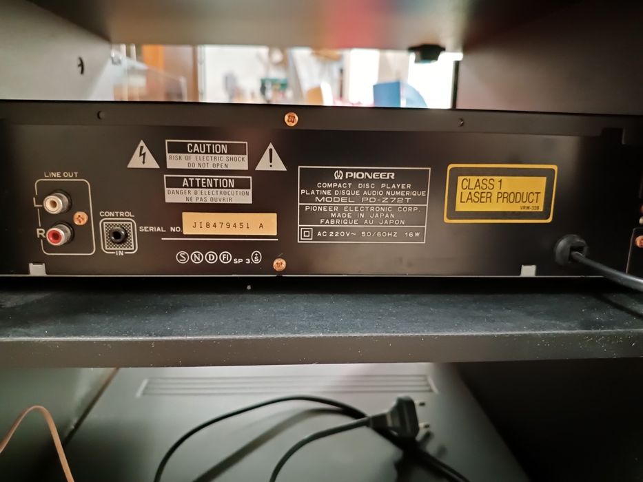 Pioneer PDZ72T Leitor de CDS Duplo Deck