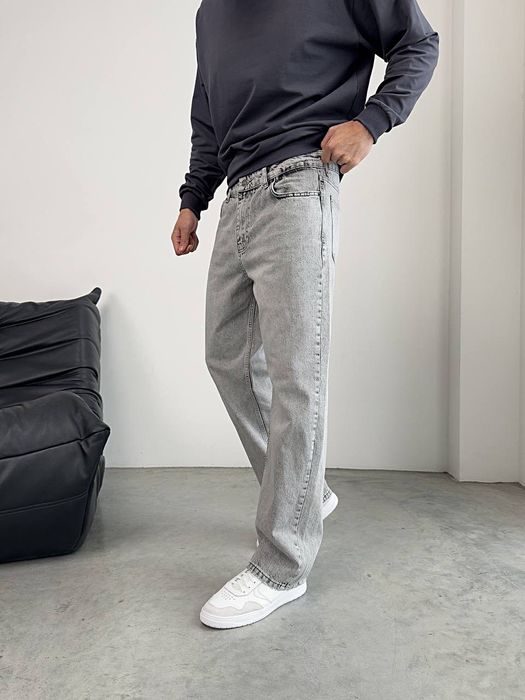 Джинси чоловічі, джинсы мужские широкие свободные relaxed jeans M
