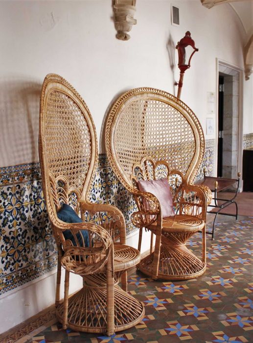 Cadeira Rattan Peacock