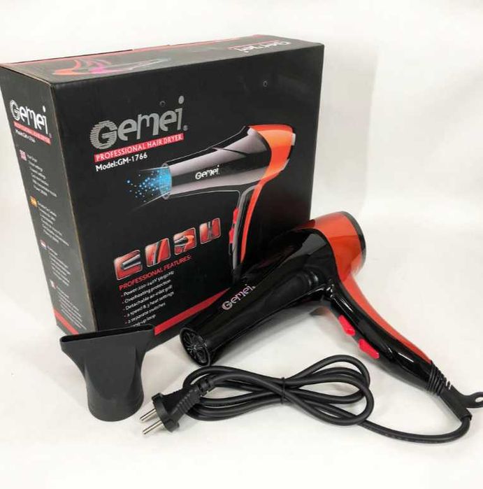 Новый фен для волос с коробкой