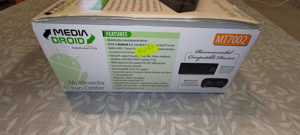 Retro - Media Droid MT7002 multimedialne centrum rozrywki