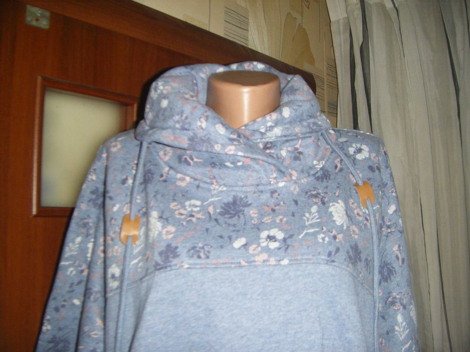 Комфортная толстовка с высоким воротом, размер ХХL