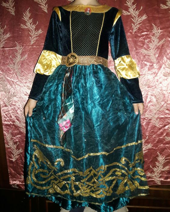 Платье Мириды 7-9лет из м/ф "Храбрая сердцем"