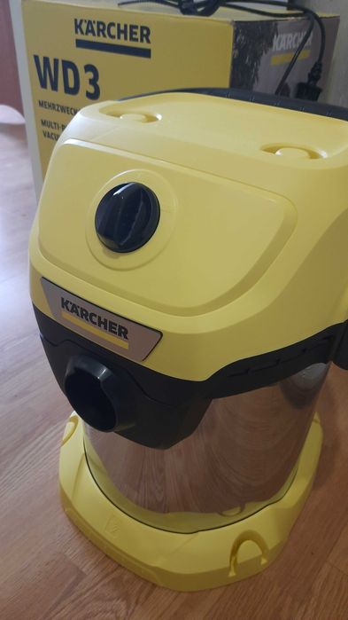 Karcher wd3 s пылесос 17л бак мощ 1000ват премиум пилосос