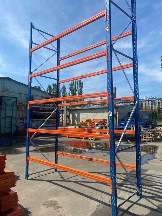 Бу стелаж в оренду, фронтальний стелаж від виробника, викуп стелажів бу