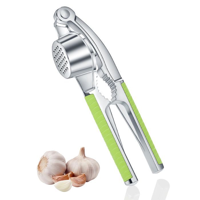 YC Kitchen Prasa do Czosnku ze Stali Nierdzewnej Ergonomiczna