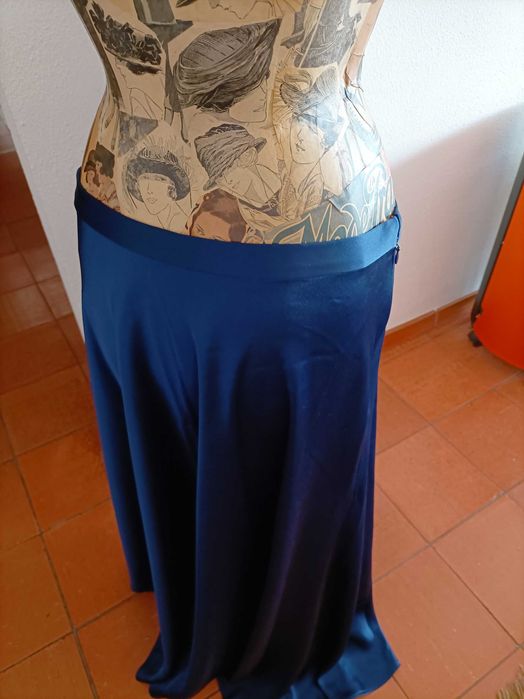 Saia festa Polo Ralph Lauren azul