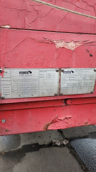 Напівпричеп бортовий Schmitz