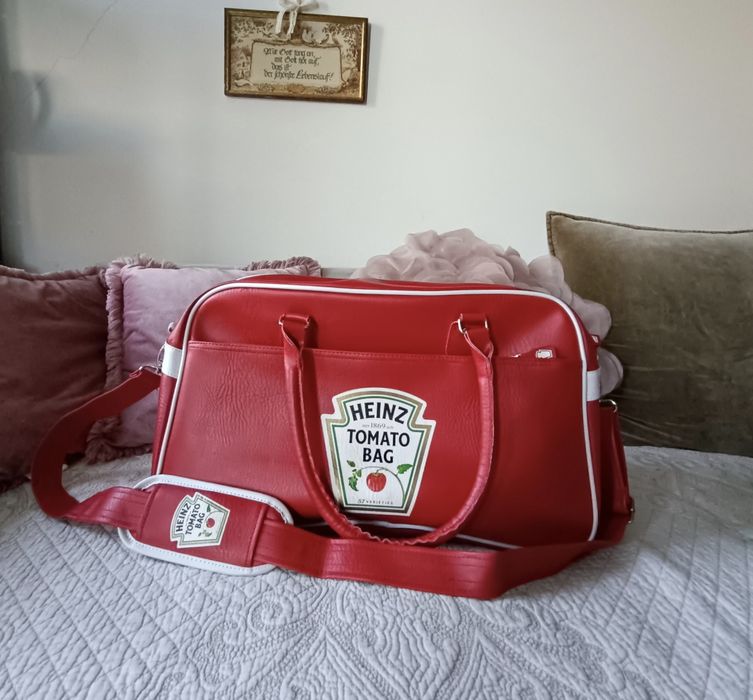 Unikatowa torba retro Heinz Tomato Bag vintage style typu Bowling Y2K