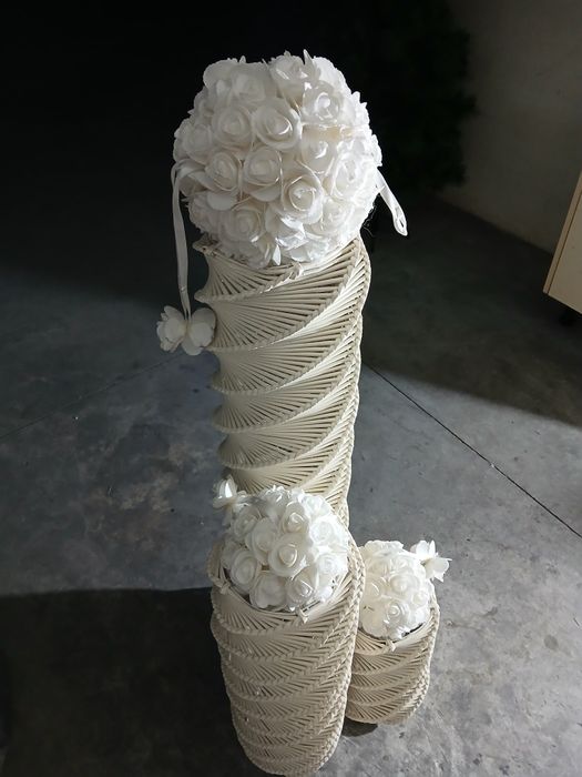 Peça decorativa realizada manualmente