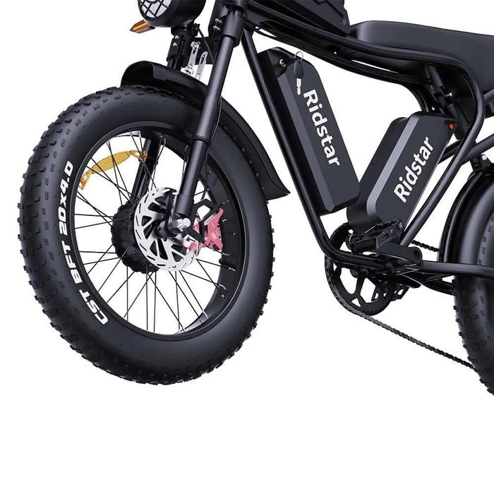 Bicicleta elétrica Ridstar YVY C20 Max, motor de 2000W, bateria de 52V