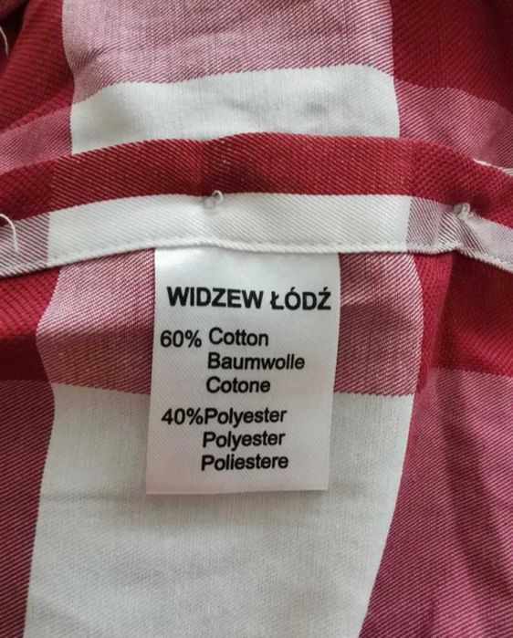 Koszula damska w kratę Widzew RTS