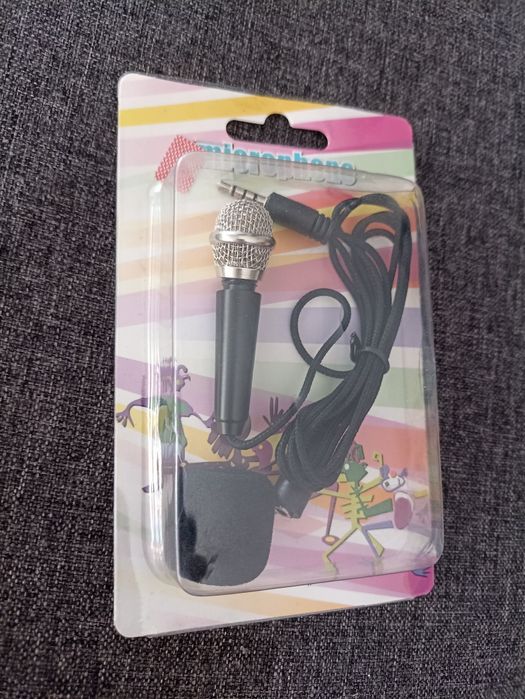 Przenośny stereofoniczny mikrofon studyjny 3,5 mm KTV Karaoke Mini