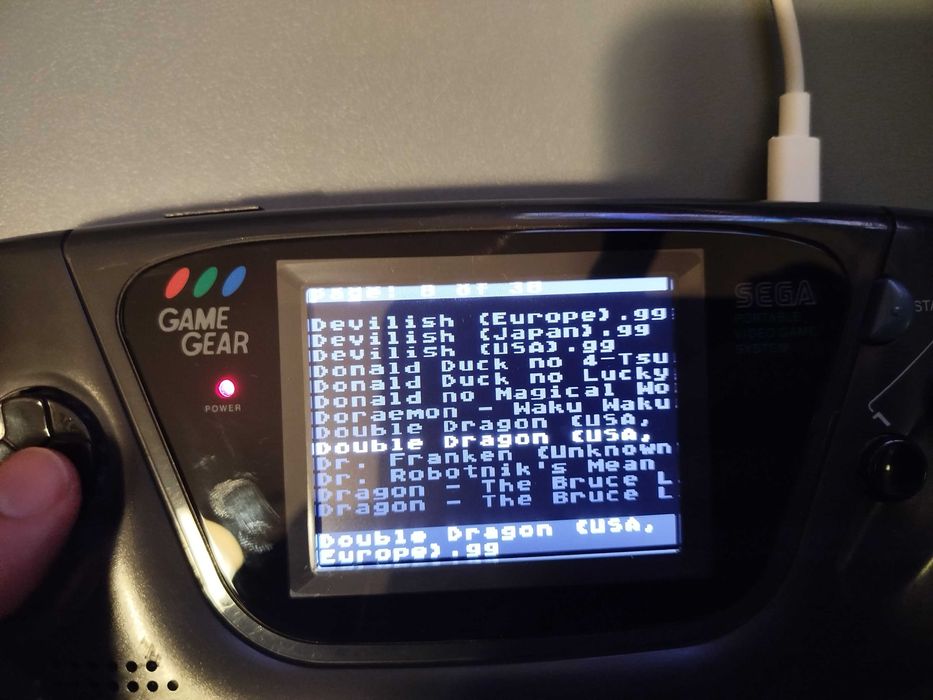 Sega Game Gear renovada tela LCD nova