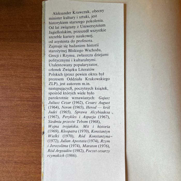 Wojna Trojańska ; A. Krawczuk