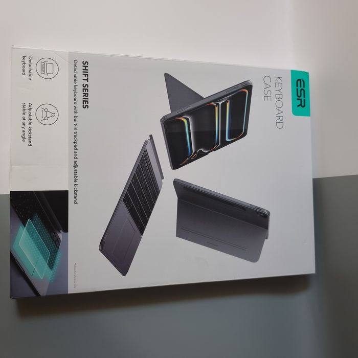ESR Shift Series z klawiaturą do iPad Pro 13" (M5/M4 2025/2024) – ciemnoszary