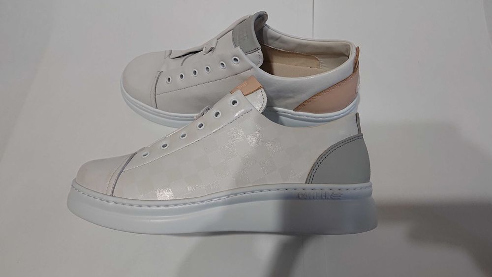 Женские кожаные кеды Camper 38 39 кожа кроссовки слипоны летние туфли