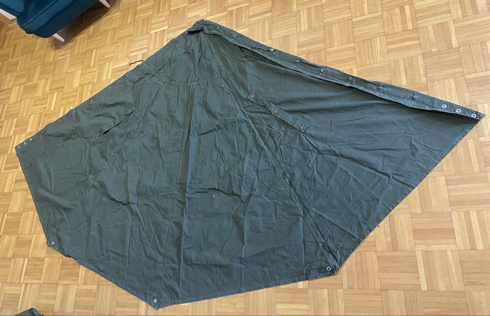 Namiot bushcraftowy bawełniany