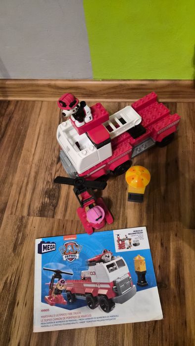 Klocki Mega Bloks Psi Patrol Paw Patrol Straż pożarna