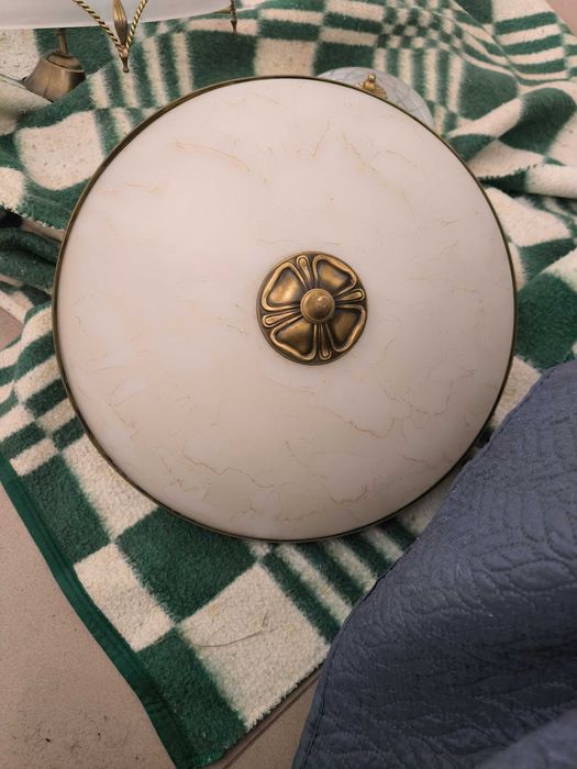 Candeeiro de tecto rústico