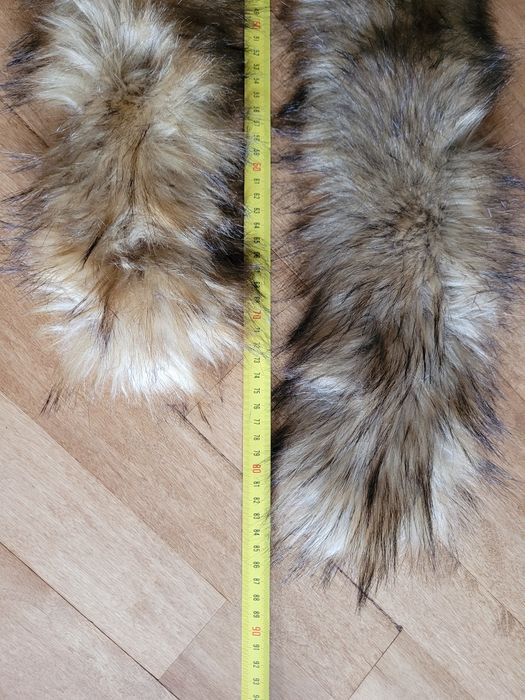 Kołnierz sztuczne futro obszycie