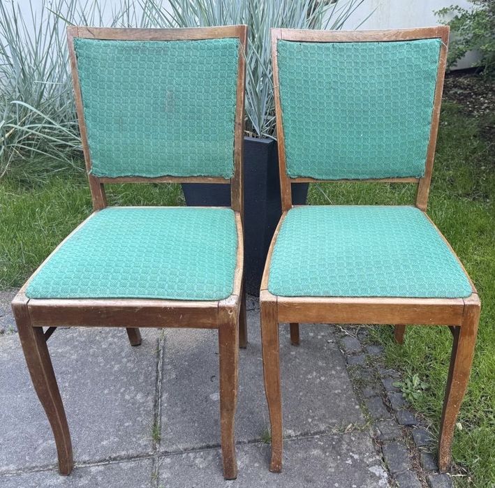 2 Krzesła Vintage PRL do renowacji