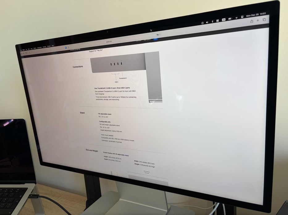 Apple Studio Display 5K, 27 polegadas, estado impecável