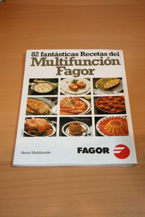 Livro "82 Fantásticas Recetas del Multifunción Fagor"