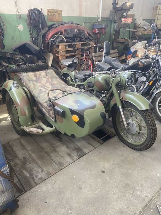 Ural 750. 1966r z koszem