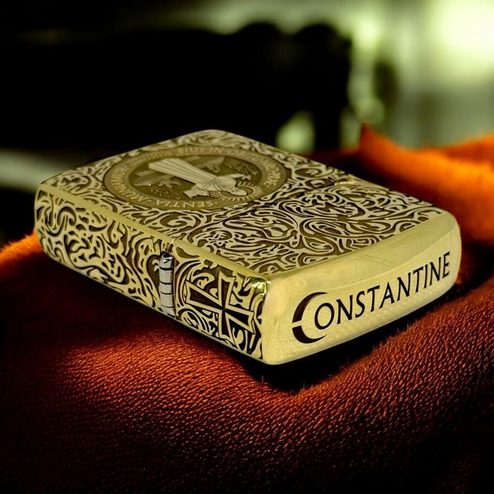 Нова оригінальна запальничка Zippo Constantine Armor Brass