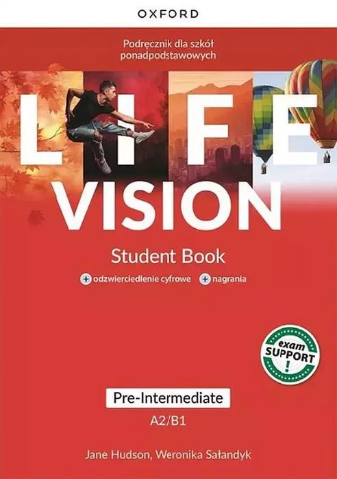 Life Vision. Pre-Intermediate A2/B1. Student's Book + e-book. Nowy Produkt