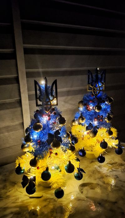 Патріотичні ялинки для Героїв /Новорічні букети