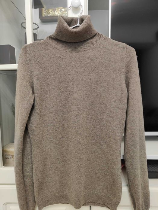 Кашеміровий гольф Uniqlo бежевий розмір XS S