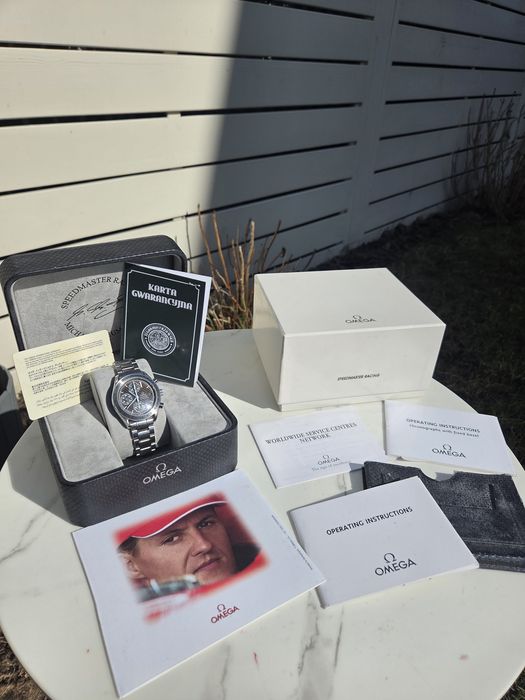 Omega Speedmaster 3519.50 SCHUMACHER Racing Limited  Serwis Gwarancja!