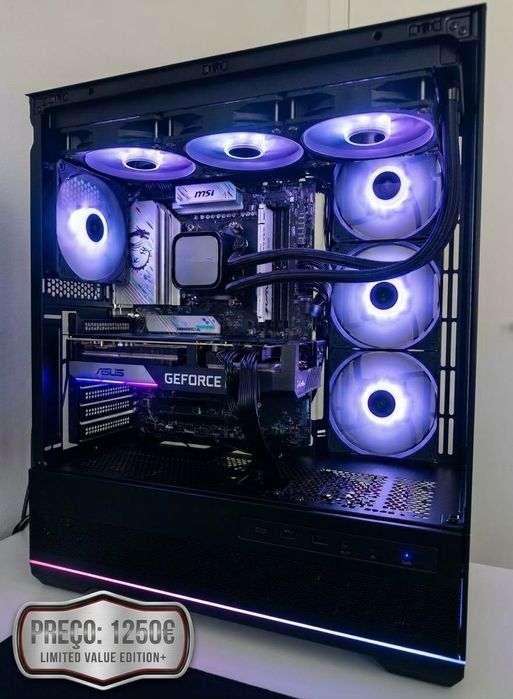 PC Gaming Black Value Edition + | AM5 Ryzen 5 7600X | ASUS Dual RTX 3070 8GB | 16GB DDR5